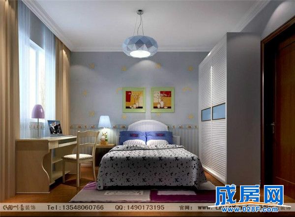 楼盘名称:蒂凡尼TOWN 面积:A1户型,建面95平 装修金额:4.5万 设计理念:本案是一个四口之家,有一对非常可爱的兄妹俩,随着小朋友的不断长大,都各自需要一个独立的空间,在风格的设计上我们主张现代与欧式的融合,不要极度的奢华,只需要一些温馨的色彩,我们运用了非常现代感的镜面材质来营造出一个具有时尚气息的居家氛围,同时又搭配了富有质感的石材、皮质沙发、实木家具等,一切看似简约而不简单,客厅整体感觉简约而非常大气,不需要过多的装饰,两个儿童房选用相似的装修感觉,搭配不一样的墙纸色彩来针对不同的小孩性别,